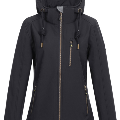 Ankerglut Ankerglutfreude Softshelljacke Damen  schwarz 46 - Damenjacken