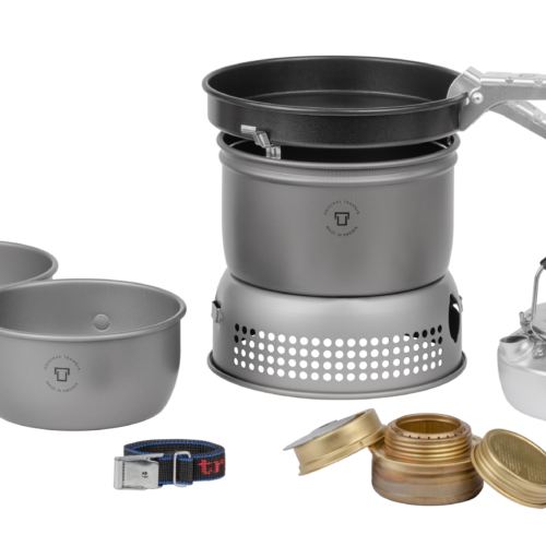 Trangia Trangiakök 27-4 HA Campingkochset 4- teilig mit Spiritusbrenner Set 2 - Spirituskocher