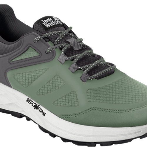 Jack Wolfskin Athletic Hiker Texapore Low Damenschuhe dunkelgrün 36 - Damenschuhe