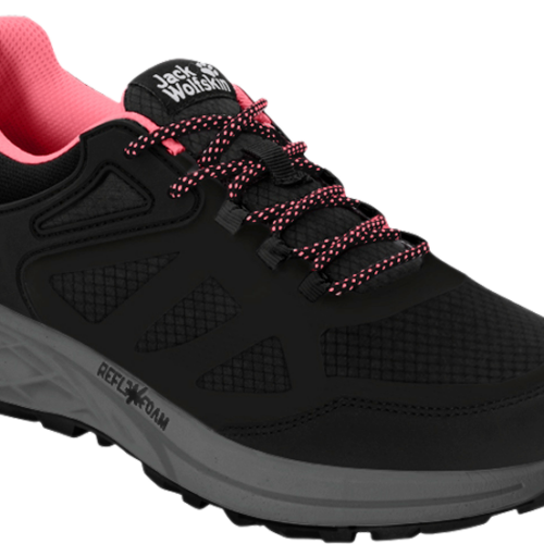 Jack Wolfskin Athletic Hiker Texapore Low Damenschuhe schwarz 36 - Damenschuhe