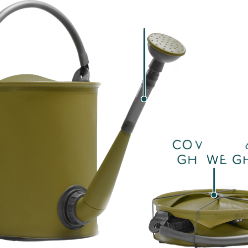 Colapz faltbare Gießkanne und Eimer olive green - Gartengeräte