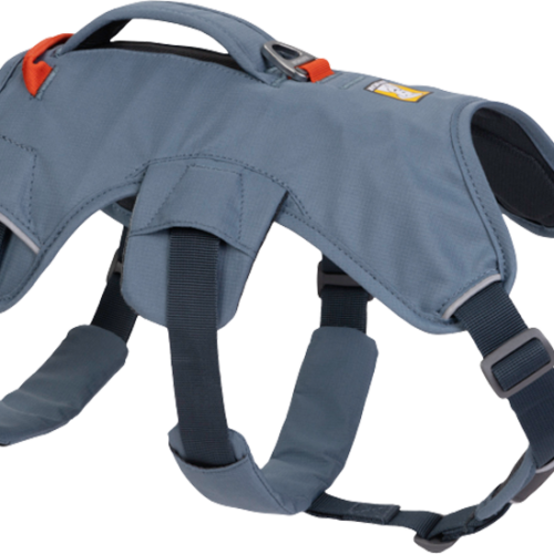 Ruffwear Web Master Hundegeschirr mit Handschlaufe Slate Blue XXS - Hundegeschirr und Leinen
