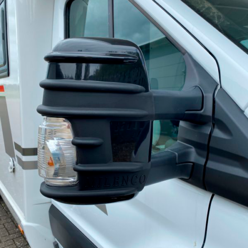 Milenco Spiegelschutz Stoßstangen für Ford Transit Mark 8 Schwarz - Zubehör Caravanspiegel