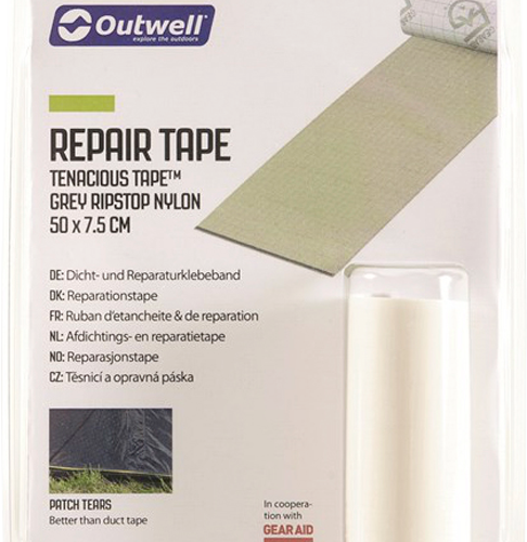 Outwell Reparatur-Klebeband 7,5 x 50 cm grau Nylon-Ripstop - Zeltreparatur