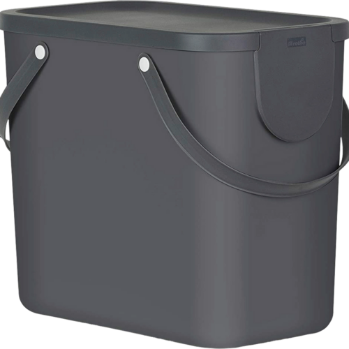Rotho Recycling Müllsystem Albula 25 Liter anthrazit - Abfallbehälter