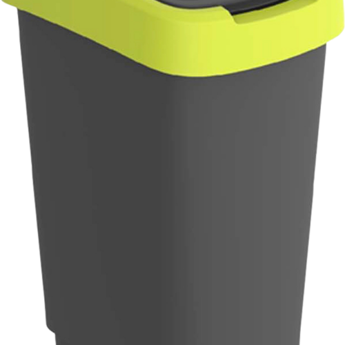 Rotho Twist Swingeimer aus recyceltem Kunststoff 25 Liter lime grün - Abfallbehälter