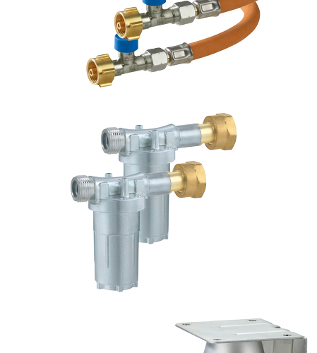 Gok Caramatic DriveTwo Set 30 mbar für zwei Gasflaschen horizontal - Gasdruckregler Fahrzeug