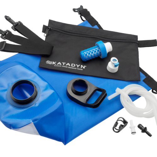 Katadyn BeFree Gravity Filter Wasserbeutel mit Filtersystem und Auslassschlauch 10 Liter - Frischwasserkanister