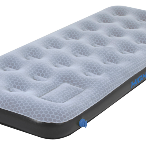 High Peak Comfort Plus Air bed Luftbett mit integrierter Pumpe 185 x 74 cm grau/blau/schwarz Single - Luftbetten