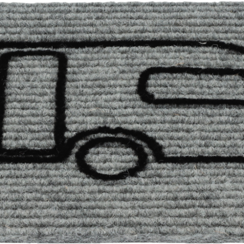 Berger Derby Flock Fußmatte Caravan Wohnwagen 50x25 - Vorzeltteppich & Zeltboden