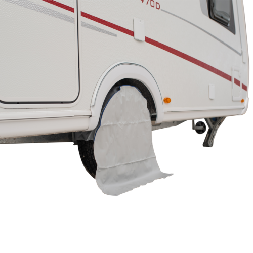 Hindermann Radschutzhülle Standard für 1 Achser 66 x 21,5 cm - Radkastenabdeckungen