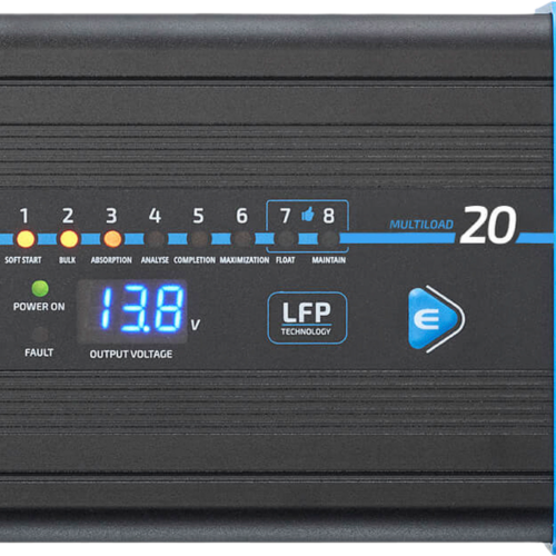 Ective Multiload LFP Ladegerät für LiFePO4-Batterien 12 V  20 LPF - Batterie-Ladegeräte