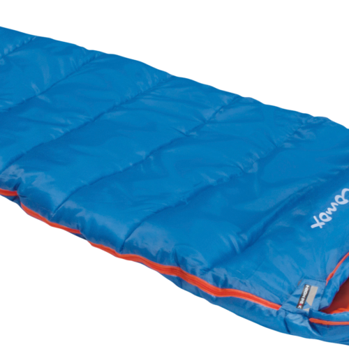 High Peak Comox Kinder Mumienschlafsack 70 x 170 cm hellblau/orange - Schlafsäcke