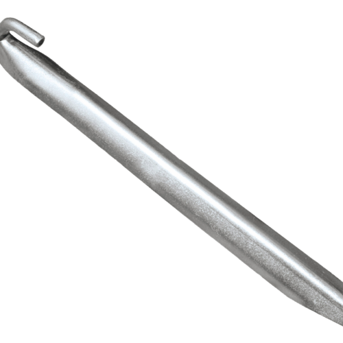 High Peak Stahl Hering mit Haken 6er Pack 24 x 2 cm silber - Zeltheringe & Abspannmaterial