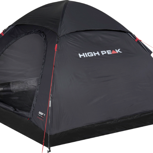 High Peak Monodome XL freistehendes Einfachdach Kuppelzelt schwarz für 4 Personen - Iglu- & Kuppelzelte