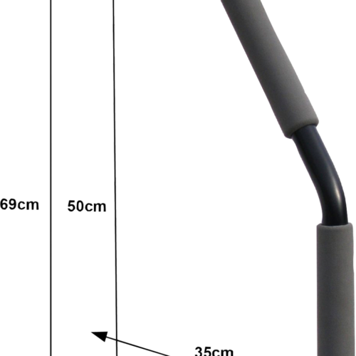 Milenco Safety Hand Rail XL Black - Vorhängeschlösser & Verriegelungen