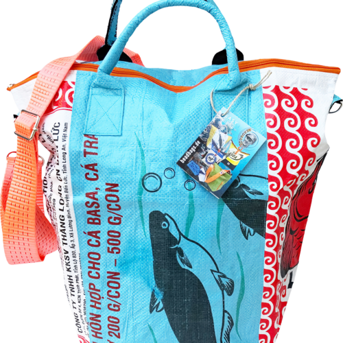Beadbags tampenjan Allzwecktragetasche weiß / blau klein - Packsäcke und Packtaschen