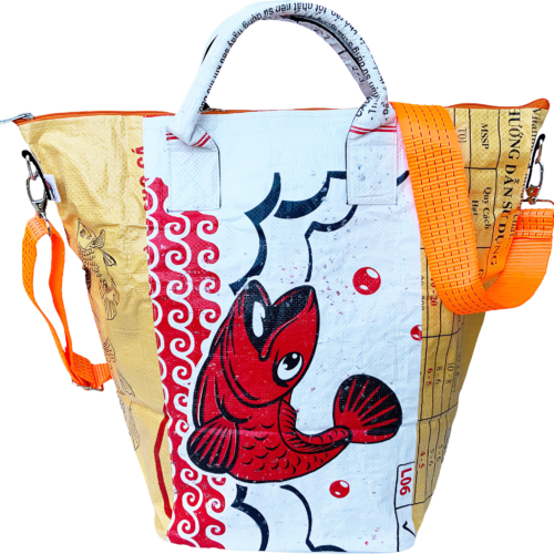 Beadbags Tampenjan Allzwecktragetasche weiß/gelb groß - Packsäcke und Packtaschen