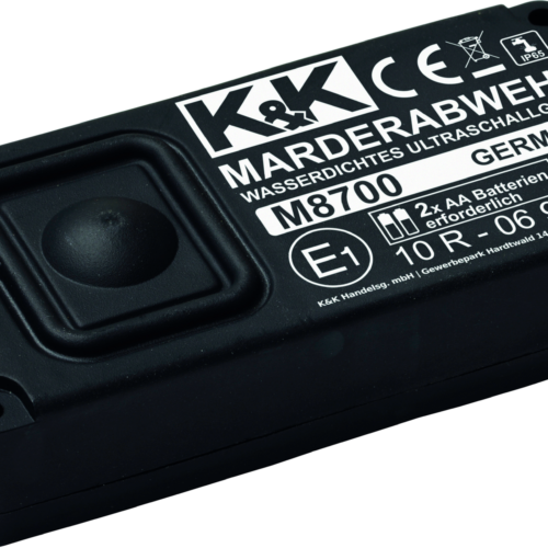 K&K M8700 Ultraschall-Marderabwehrgerät batteriebetrieben - Marderabwehr