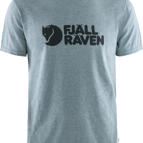 Fjällräven Logo Herren T-Shirt blau XXL - Herrenshirts, -hemden & -pullover