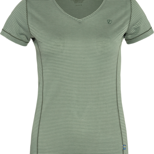 Fjällräven Abisko Cool Damen Funktionsshirt olive M - Damenshirts, -blusen & -pullover