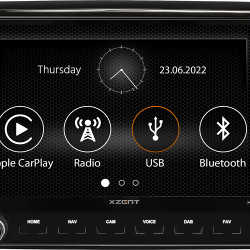Xzent X-F275 Infotainer / Mediencenter / DAB Tuner für Fiat Ducato 8 Zoll - Navi- & Moniceiver