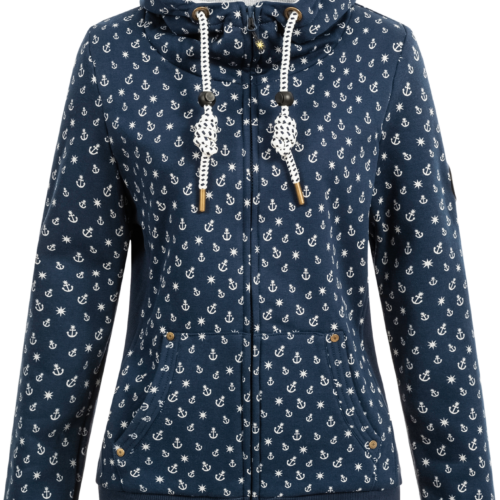 Ankerglut Ankerglutfreundschaft Damen Sweatjacke dunkelblau 48 - Damenjacken