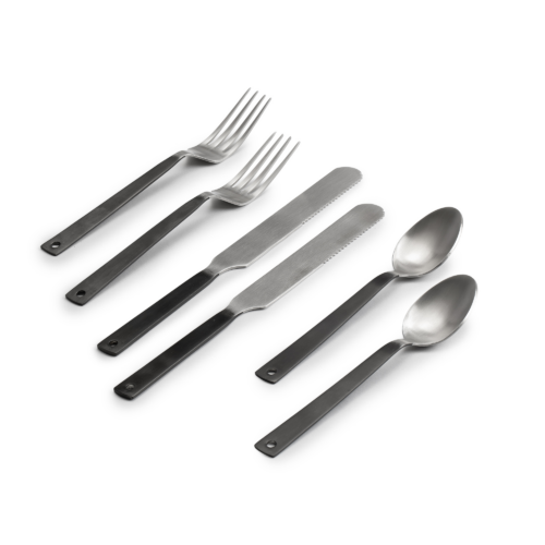 Barebones Besteckset 6 teilig Poliert - Campingbesteck