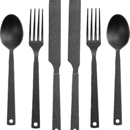 Barebones Besteckset 6 teilig Matt - Campingbesteck