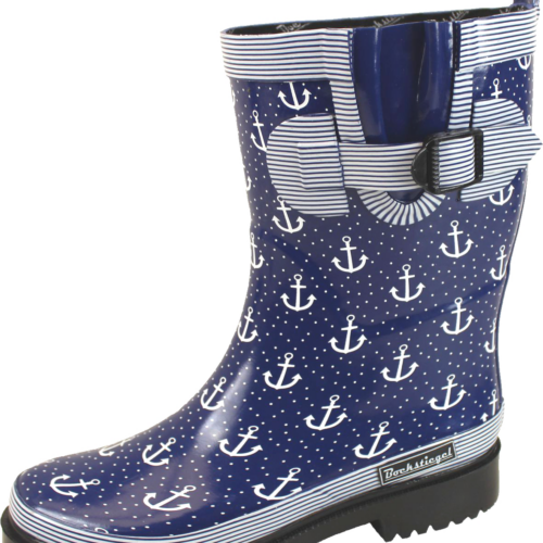 Bockstiegel Marleen Damen Gummistiefel dunkelblau 38 - Damenschuhe