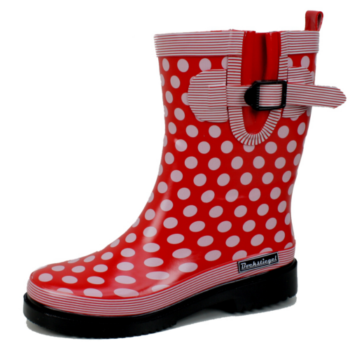 Bockstiegel Dorin Damen Gummistiefel rot multi 36 - Damenschuhe