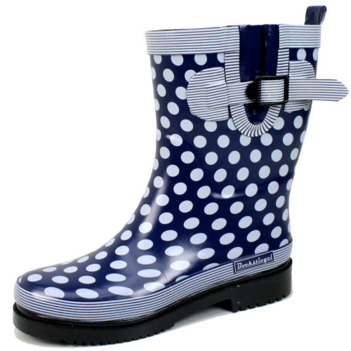 Bockstiegel Dorin Damen Gummistiefel dunkelblau multi 40 - Damenschuhe