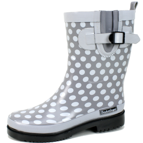 Bockstiegel Dorin Damen Gummistiefel grau multi hellgrau 38 - Damenschuhe