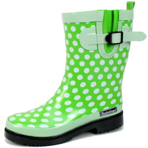 Bockstiegel Dorin Damen Gummistiefel hellgrün multi 36 - Damenschuhe