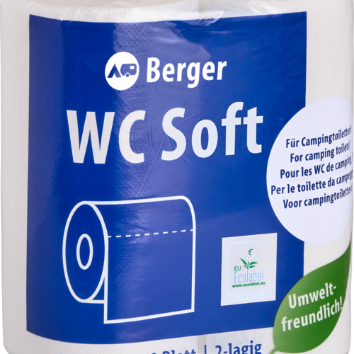 Berger WC Soft Toilettenpapier (4 Rollen) - Verbrauchsartikel Bad