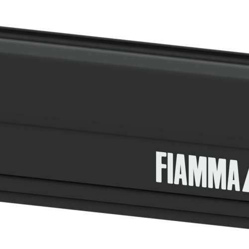 Fiamma F45s Wandmarkise 260 cm für VW T5 / T6 / California (Deep Black / Royal Grey) - Kassettenmarkisen