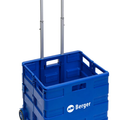 Berger Einkaufstrolley XL faltbar 42 x 40 x 37 cm - Bollerwagen und Trolleys