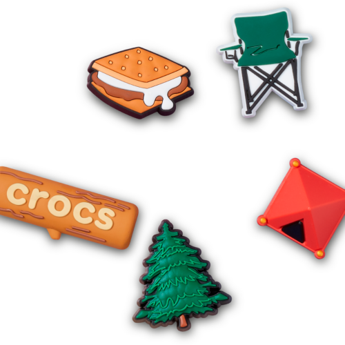 Crocs Jibbitz Gone Caming Schuhanstecker 5er-Pack bunt - Handschuhe, Gürtel & Sonstiges