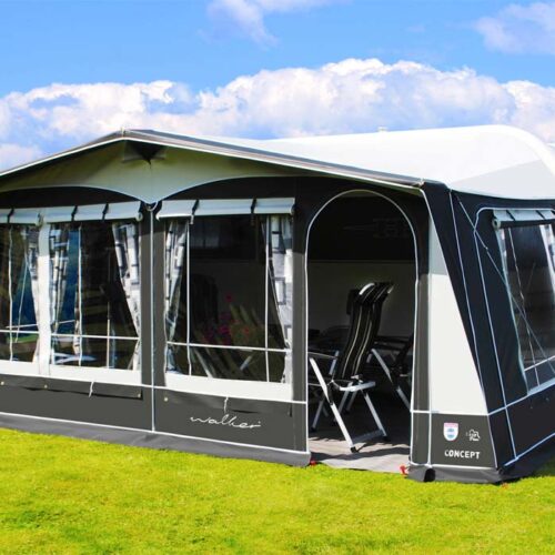 Walker Concept 240 Vorzelt Stahlgestänge 990 Umlaufmaß 976 - 1005 cm - Wohnwagenvorzelte