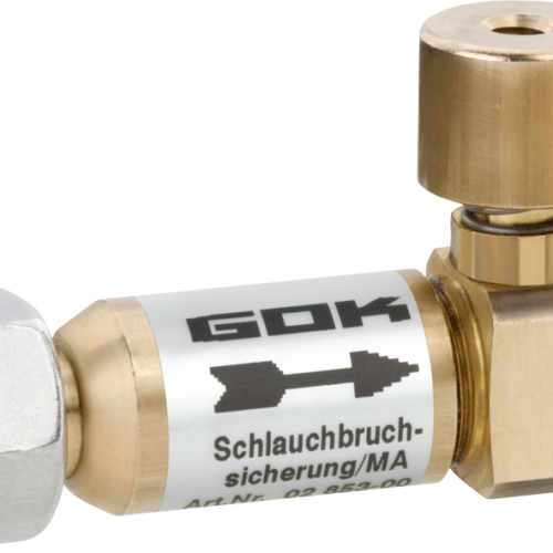 Schlauchbruchsicherung SBS/MA 50mbar 1,5kg/h G1/4L - Ventile & Gashähne von GOK