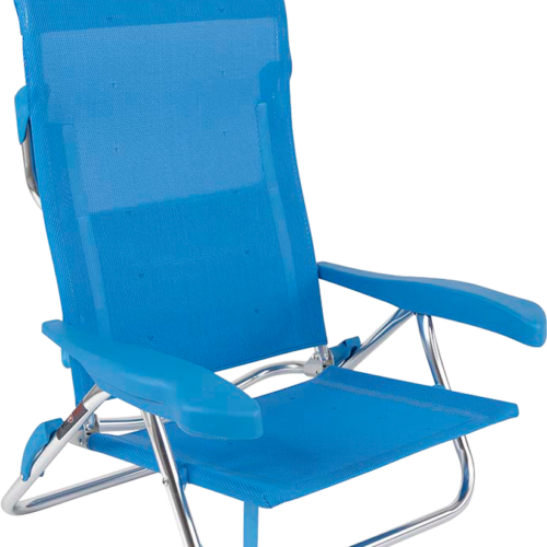 Crespo AL/221-M Beach Chair Strandstuhl hellblau - Strandstühle