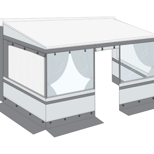 Fiamma Front Panel F für Markisenzelt Privacy Room 320 F65 Fiamma Ersatzteilnummer 98660-055 - Ersatzteile Fiamma Markisen