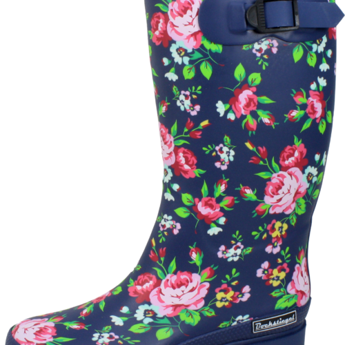 Bockstiegel Julia Damen Gummistiefel dunkelblau multi 39 - Damenschuhe