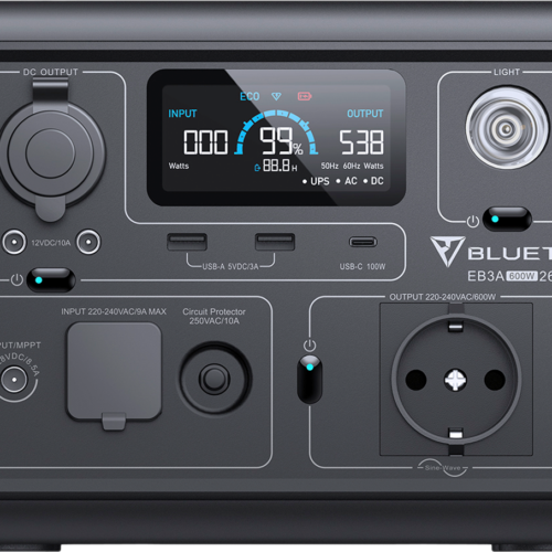 Bluetti EB3A-Gray-EU tragbare Powerstation 600 W - Powerstations