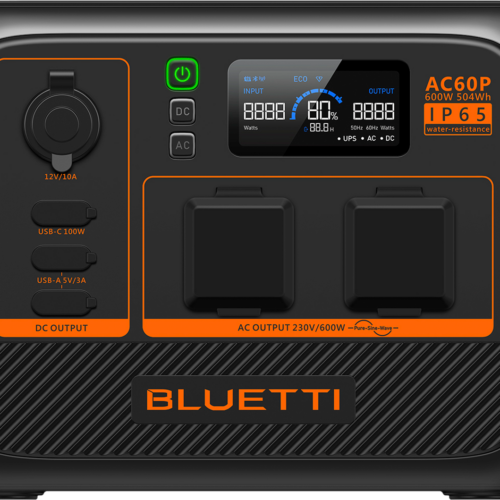 Bluetti AC60P-Black-EU tragbare Powerstation 600 W - Powerstations