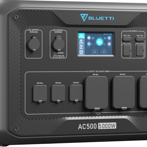 Bluetti AC500-Gray-EU tragbare Powerstation mit integriertem Wechselrichter 5000 W - Powerstations