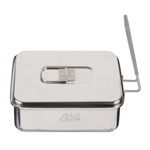 Esbit Trockenbrennstoff-Kochset, 1100 ml, Edelstahl - Taschenkocher