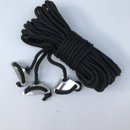 Bent Abspannleine (3 Stück) Black - Zeltheringe & Abspannmaterial