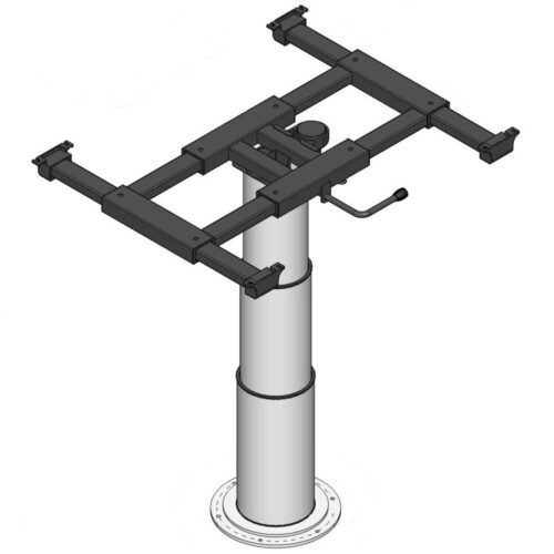 Liftsaeule mit x/y Verschiebung und Verdrehung - Tischgestelle & Tischbeine von Ilse