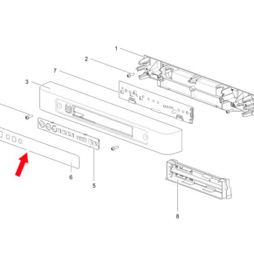 Thetford SR Aufkleber für N4000-Serie mit LCD-Anzeige Kühlschränke - Ersatzteile Thetford Kühlschränke